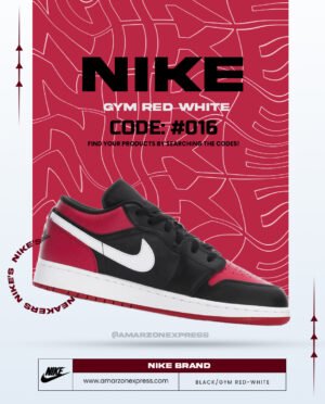 Nike-Black-Gym-Red-white-Shoes