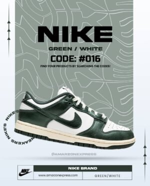 Nike--Green-White-Shoes
