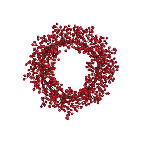 Red-Berry-Artificial-Wreath